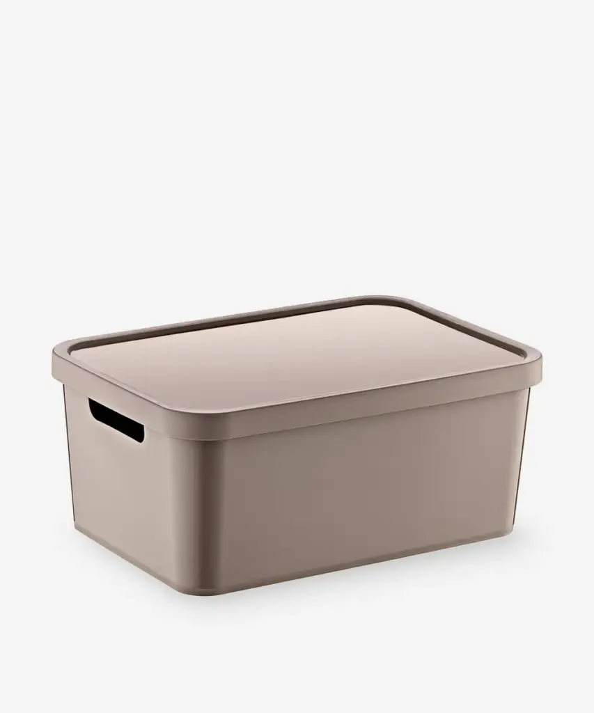 Boîte de rangement Stafi avec couvercle