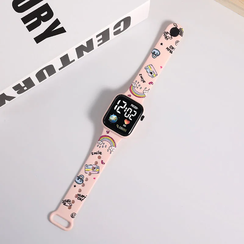 Montre numérique Stitch pour enfants, Hello Kitty, montres pour filles, nouveau