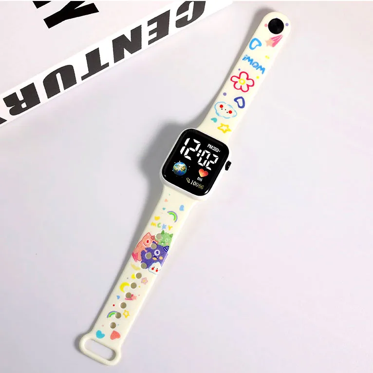 Montre numérique Stitch pour enfants, Hello Kitty, montres pour filles, nouveau