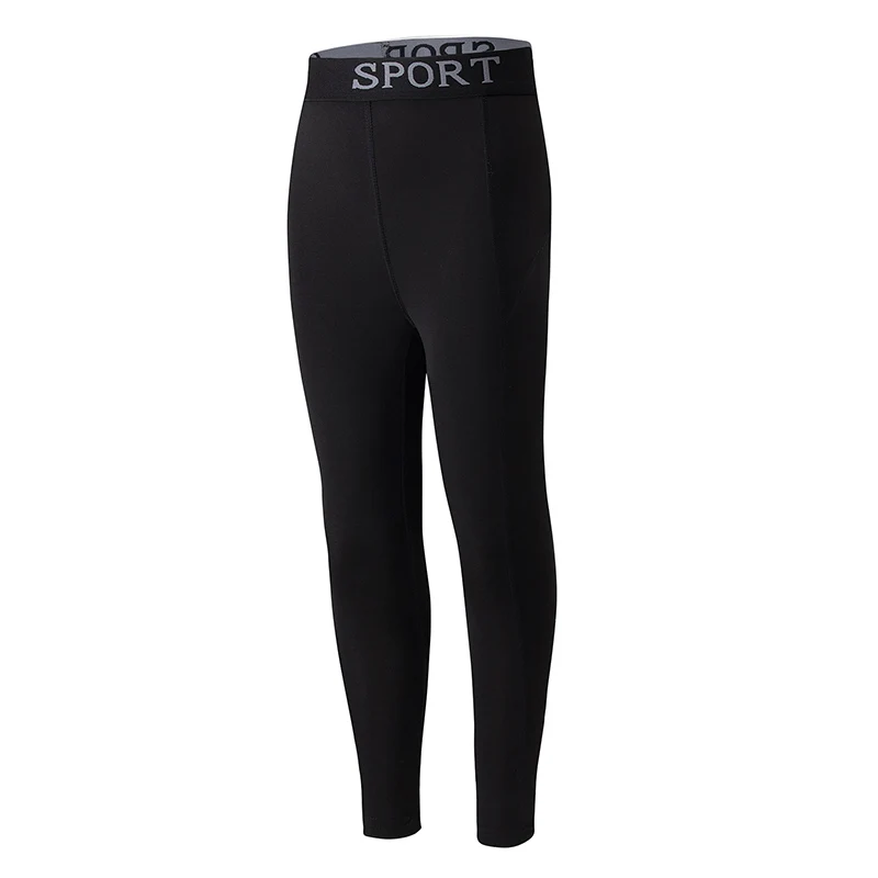 Pantalon de sport fin pour enfants, quatre saisons, multi-tailles, pour garçons et filles, idéal pour le cyclisme et la course à pied, avec taille élastique.