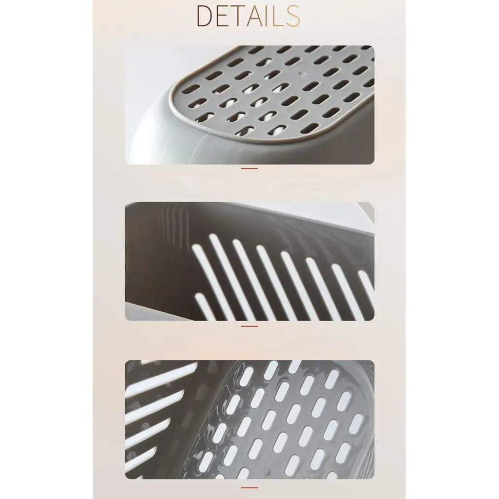 Plastique suspendu douche toilette bain cuisine paniers baignoire coin organisateur dortoir fourre-tout crochets support suspendu panier de rangement avec crochet