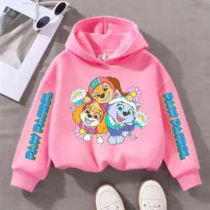 Sweat-shirt à capuche imprimé PAW Patrols Cartoon Chase Skye pour enfants, sweat-shirt à manches longues tendance, vêtements pour filles, vêtements pour garçons, cadeaux