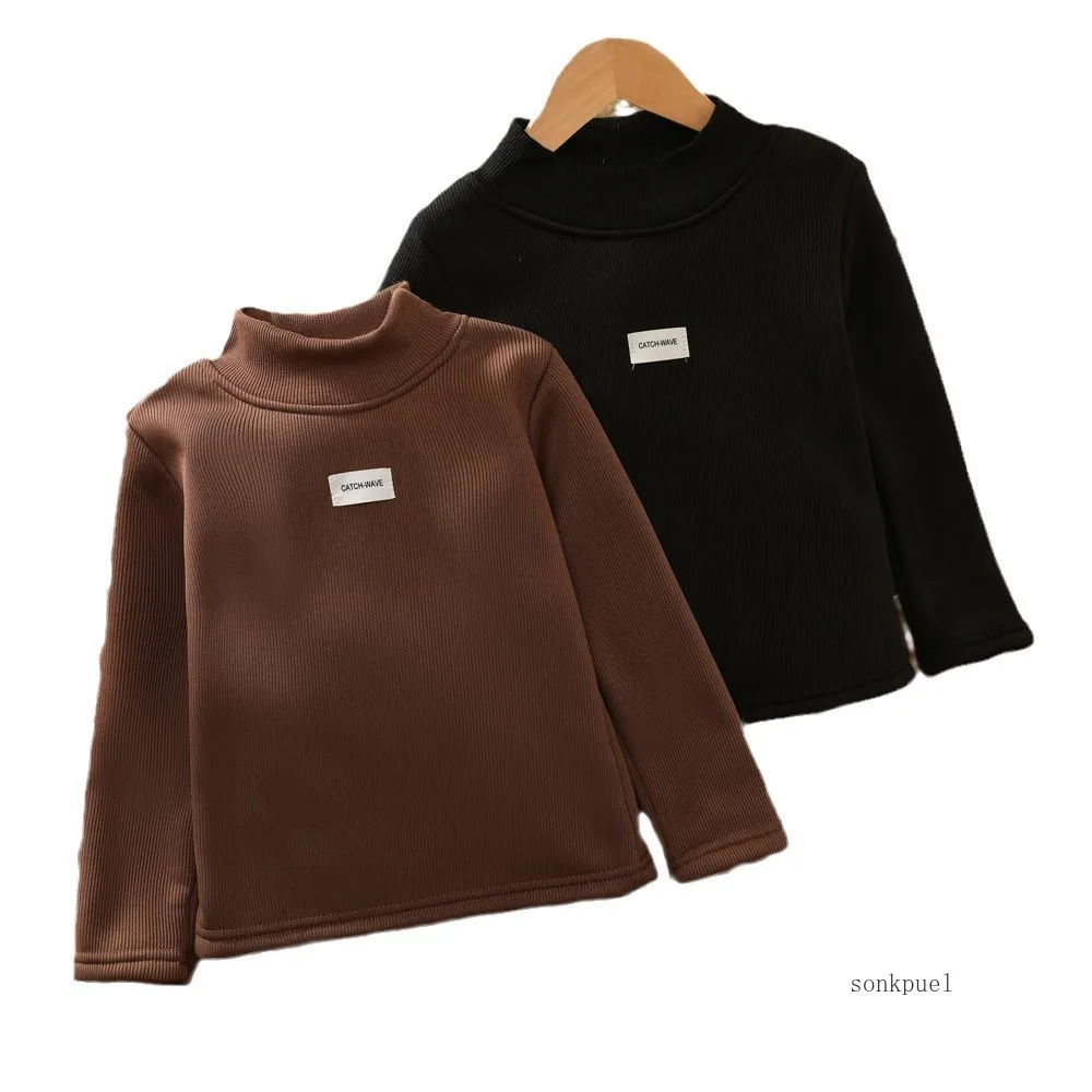 Pull à manches longues et col mi-haut pour enfants, chemise astronomique pour enfants, vêtements pour bébés garçons et filles, automne et hiver