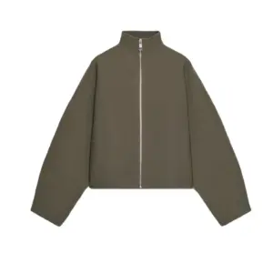 Veste courte Vintage à col montant pour femme, manteau ample et chaud avec fermeture éclair, manches longues, épais et chaud, nouvelle collection automne-hiver 2025