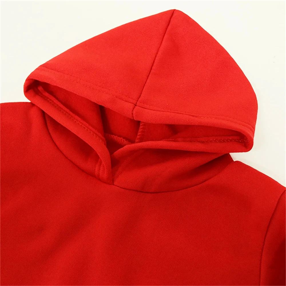 Hauts et bas à capuche en forme de cœur pour enfants, manteau décontracté pour filles et garçons de 3 à 12 ans, sweat-shirt à capuche, vêtements d'automne